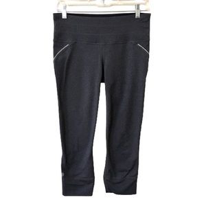 Athleta Cropped Leggings Dark Gray - Small ST